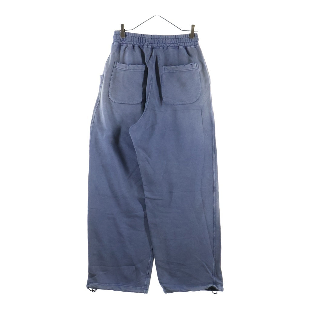 anachronorm(アナクローム) FADED TUCK WIDE SWEAT PANTS フェード タックワイドスウェットパンツ ネイビー AN407-D