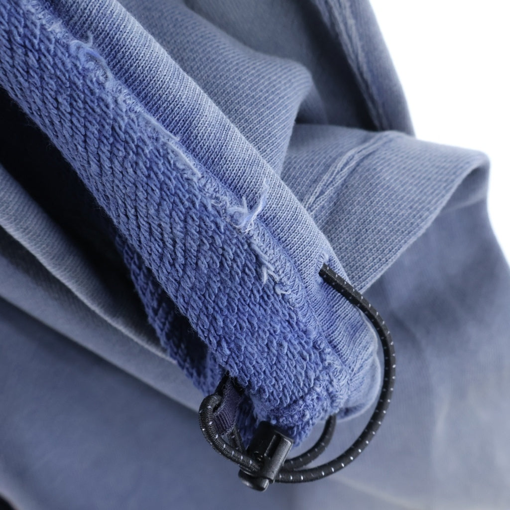 anachronorm(アナクローム) FADED TUCK WIDE SWEAT PANTS フェード タックワイドスウェットパンツ ネイビー AN407-D