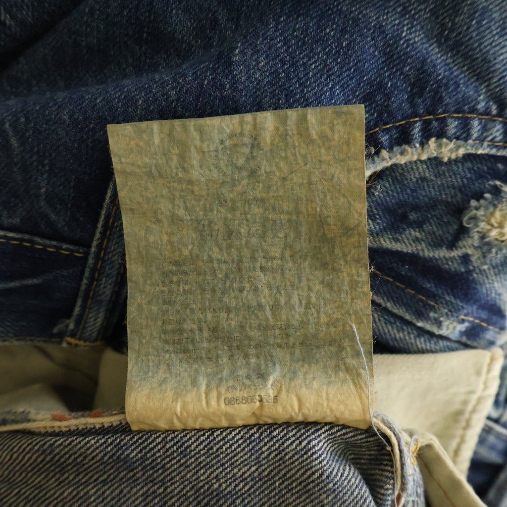anachronorm(アナクローム) TYPE-α BASIC TAPERED JEANS タイプアルファ ユーズド加工 ベーシックテーパードジーンズ デニムパンツ インディゴ