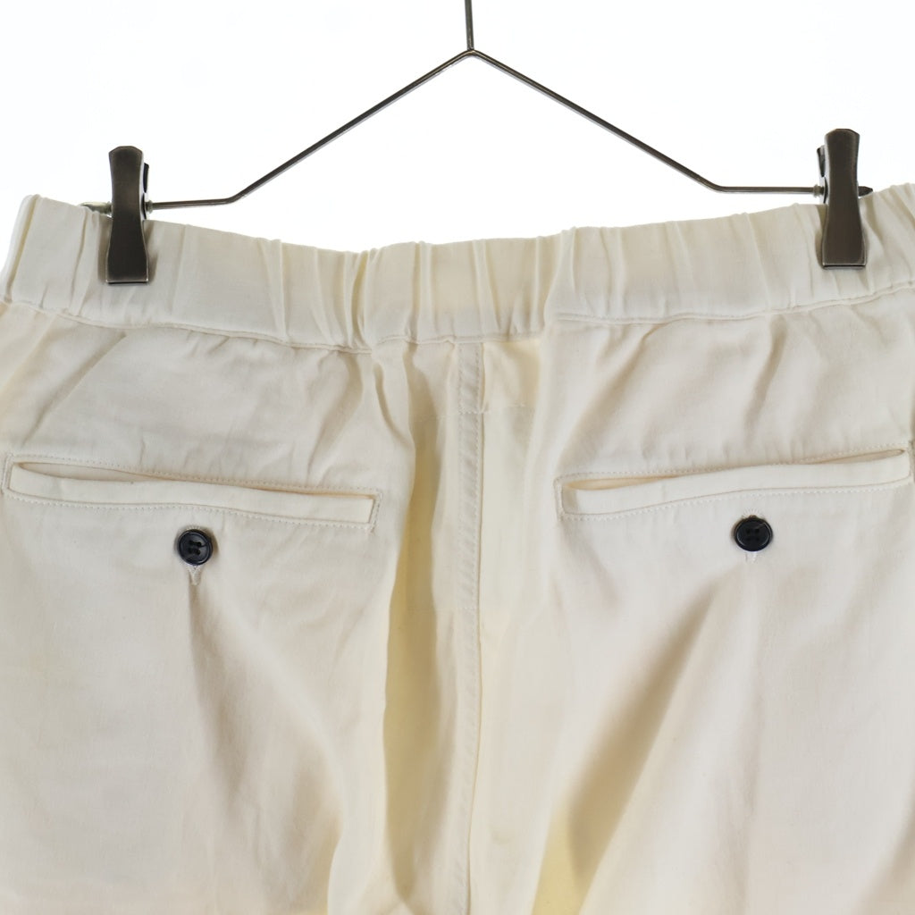 anachronorm(アナクローム) HEM TUCK EASY PANTS ヘムタック ドローストリング イージーパンツ アイボリー AN236