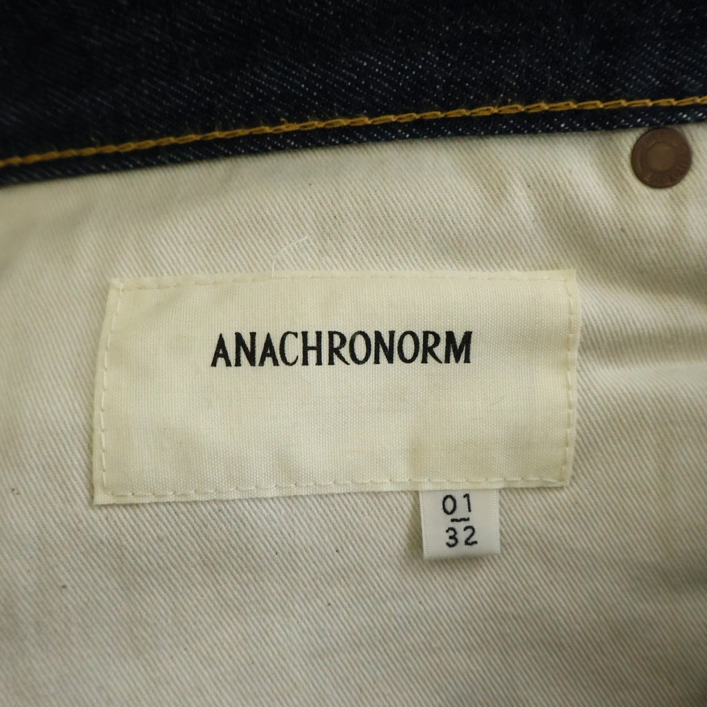 anachronorm(アナクローム) W-YOKE SLIM 5P PANTS Wヨーク スリム 5Pデニムパンツ インディゴ