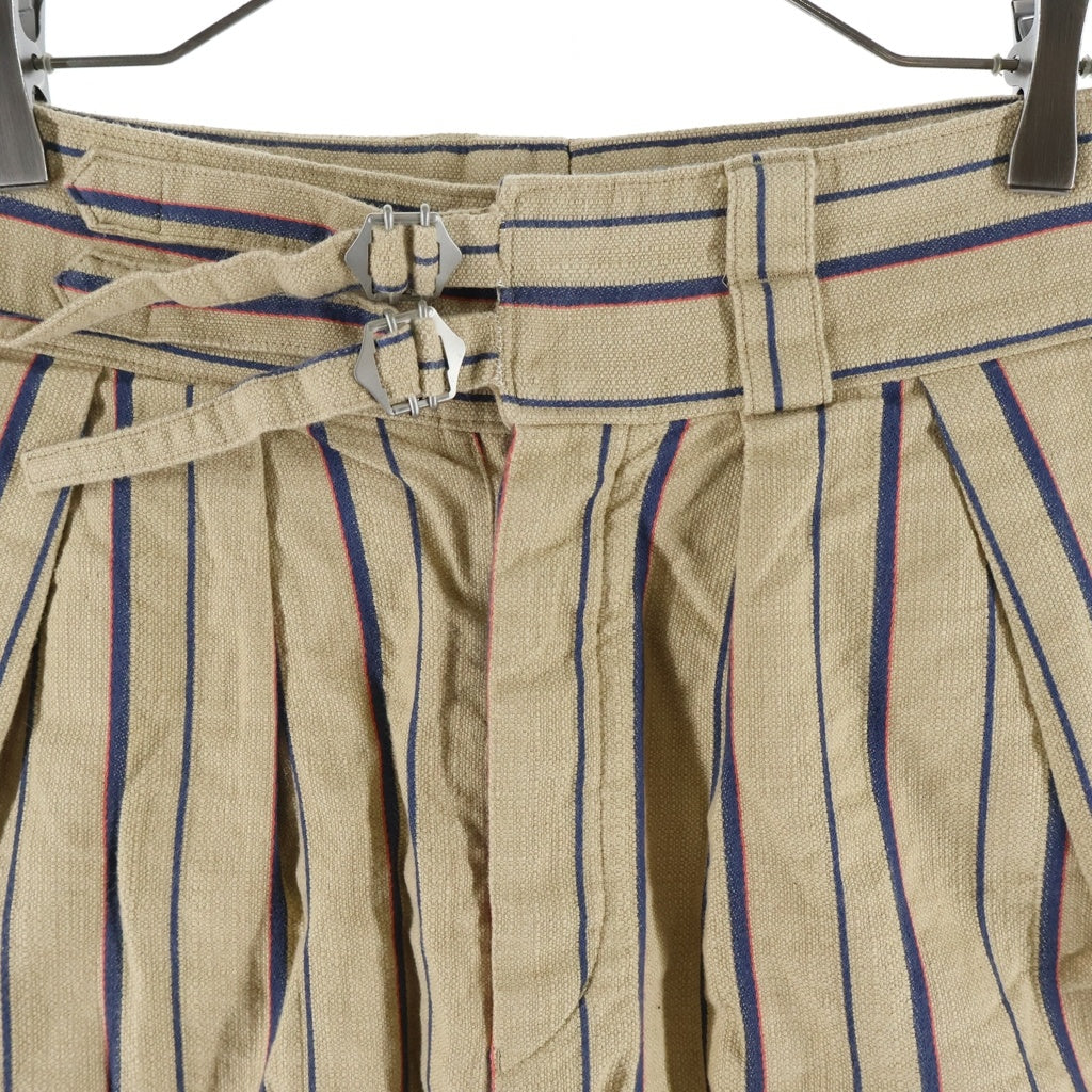 NEAT(ニート) Gurkha Shorts ストライプ グルカショーツ ベージュ