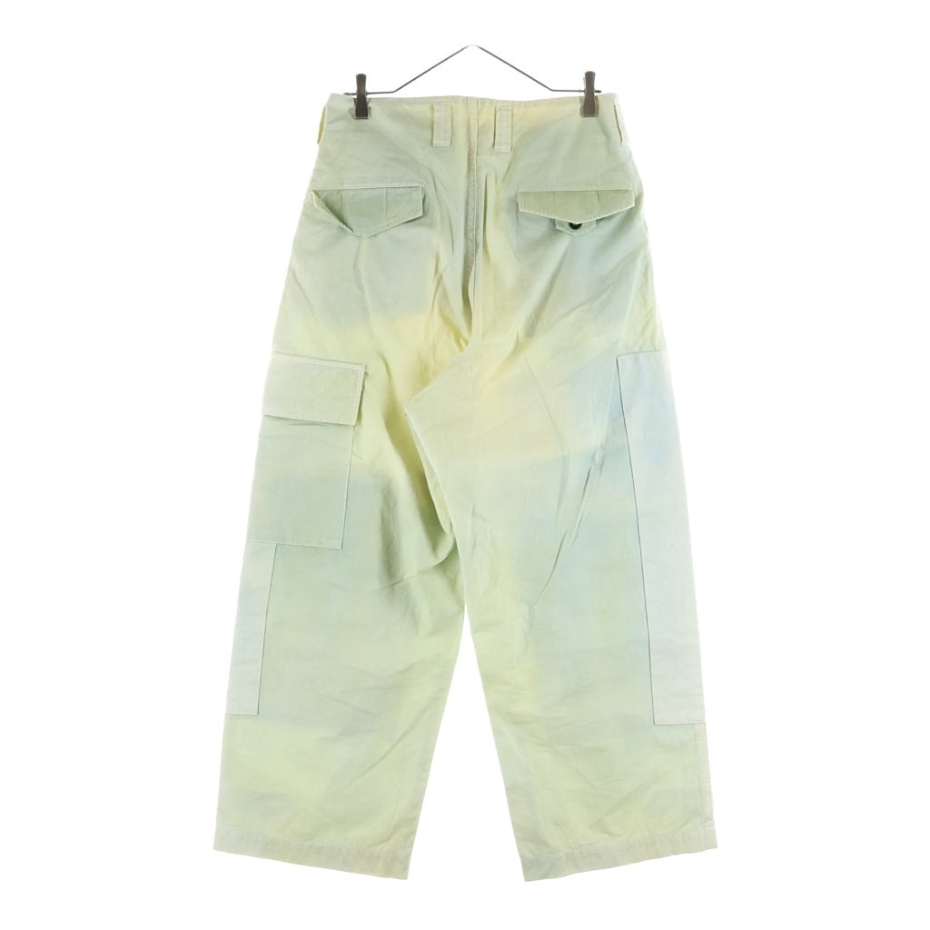 amachi.(アマチ) Double Knee Cargo Pants ダブルニーカーゴパンツ ライトグリーン