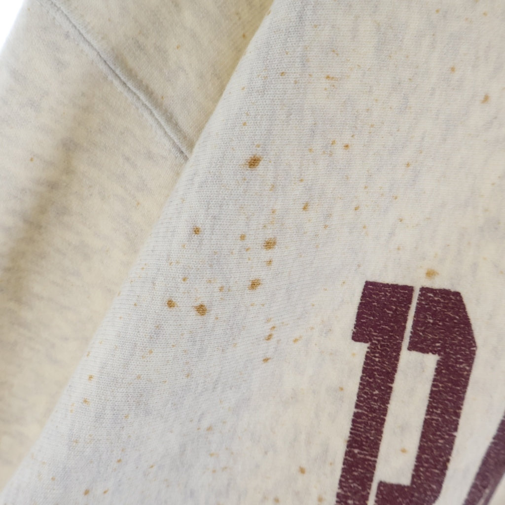 anachronorm(アナクローム) COLLEGE SIDE LIB SWEAT カレッジ サイドリブ クルーネックスウェットシャツ トレーナー グレー