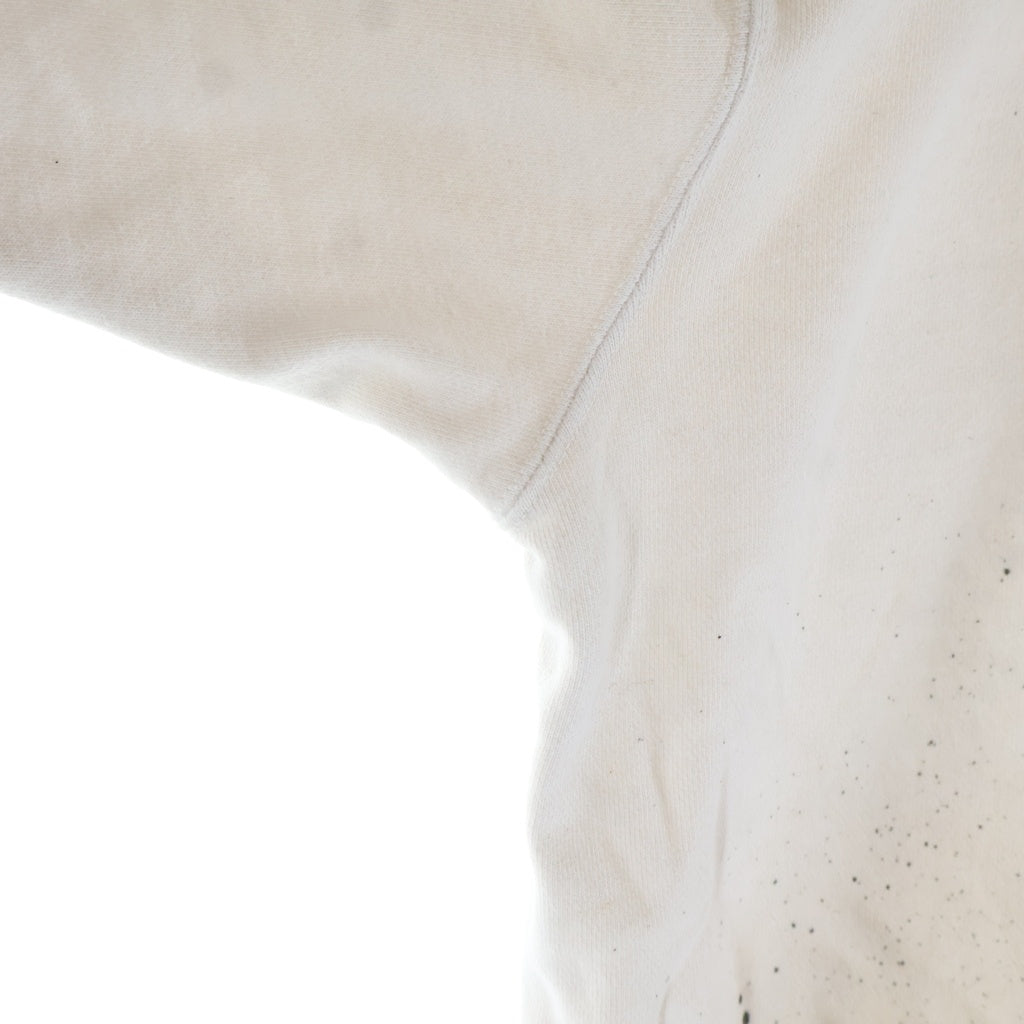 anachronorm(アナクローム) W PRINT CUT-OFF SWEAT PARKA Wプリント カットオフ スウェットシャツ トレーナー グレー AN244