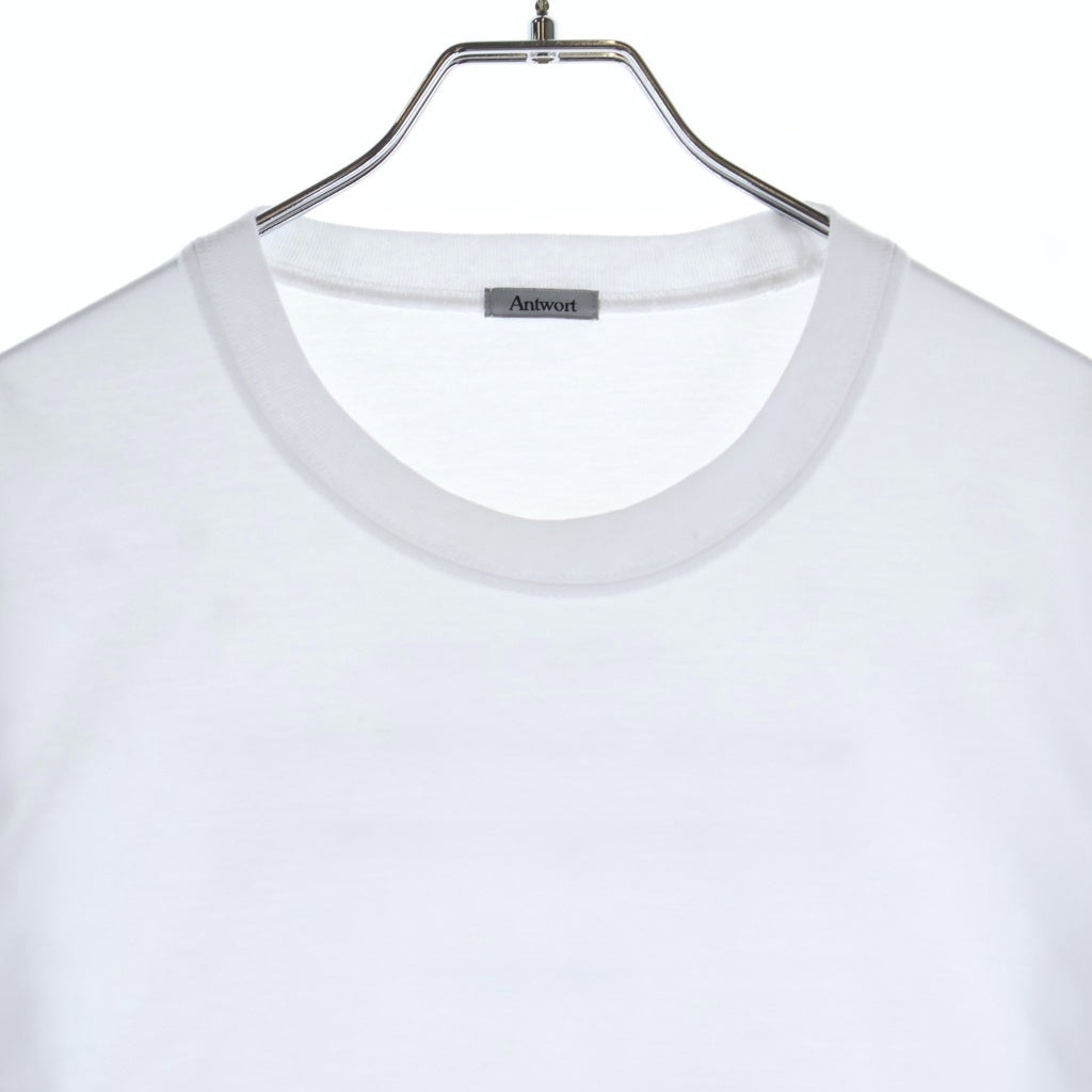Antwort(アントワート) 25SS PROMOTION TEE バックプリント クルーネック長袖Tシャツ カットソー ホワイト