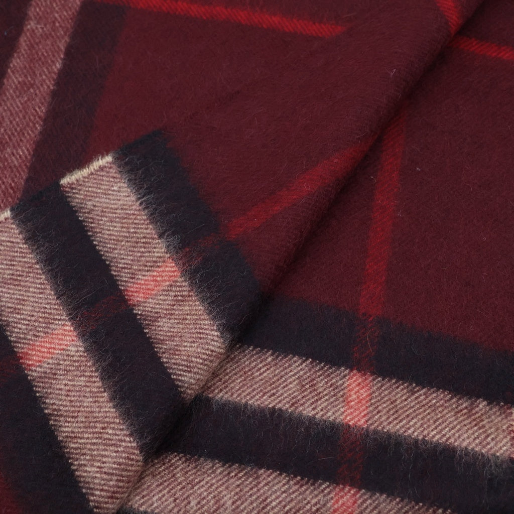 BURBERRY(バーバリー) GIANT CHECK CASHMERE SCARF ジャイアント チェック カシミヤスカーフ フリンジマフラー マルチ レディース