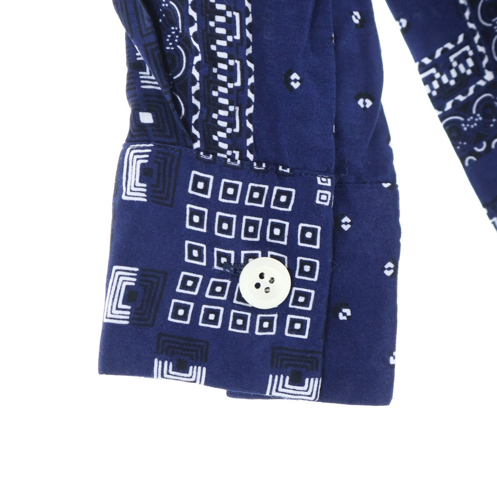 N.HOOLYWOOD(エヌハリウッド) 22AW GEOMETRIC PATTERN OPEN COLLAR LONG SLEEVE SHIRT ジオメトリック パターン オープンカラー ロングスリーブシャツ 長袖シャツ 1223-SH02-003