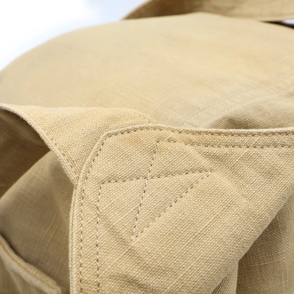 RRL(ダブルアールエル) フロントフラップ キャンバス ショルダーバッグ ベージュ