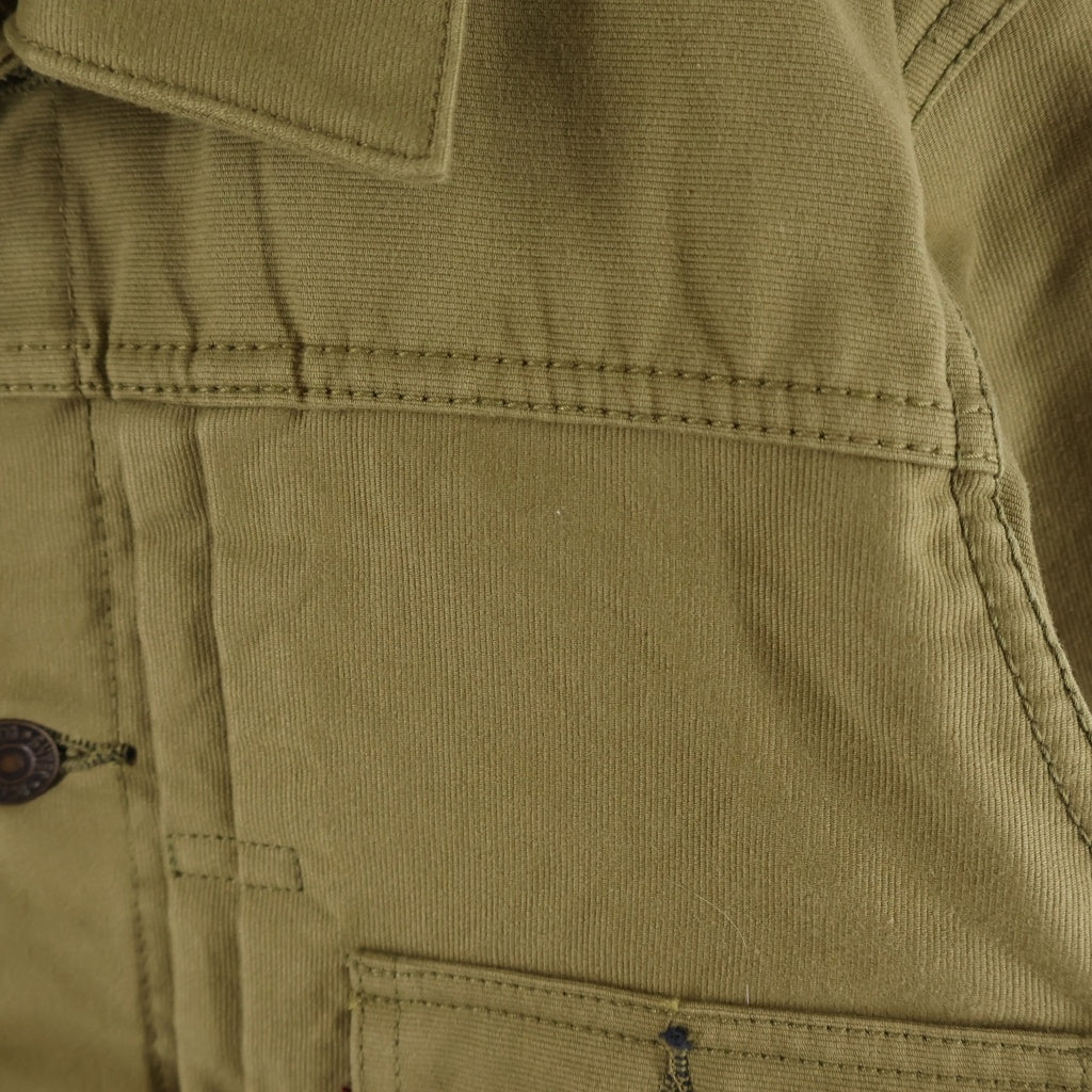 DELUXEWARE(デラックスウエア) 19AW 2ND COLOR JACKET セカンド カラー デニム トラッカージャケット Gジャン イエロー DX402WT