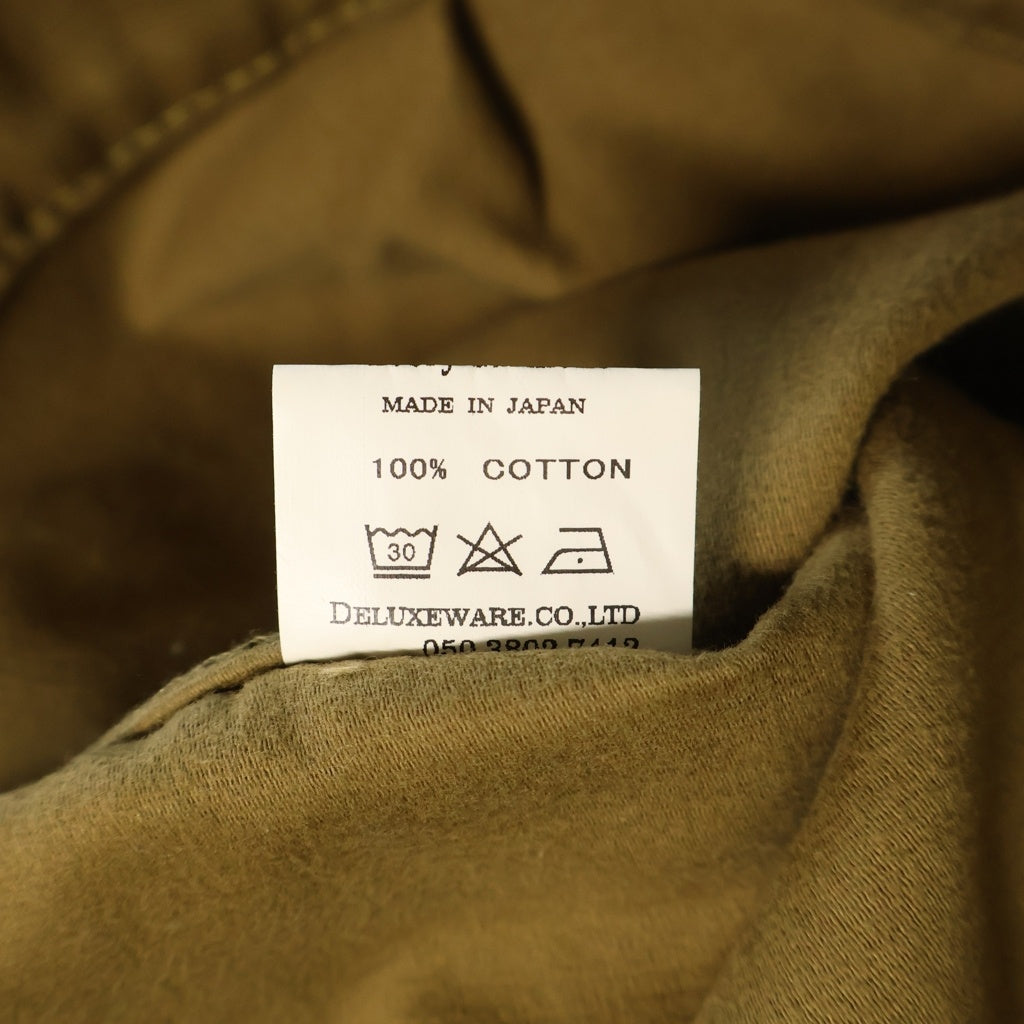 DELUXEWARE(デラックスウエア) 19AW 2ND COLOR JACKET セカンド カラー デニム トラッカージャケット Gジャン イエロー DX402WT
