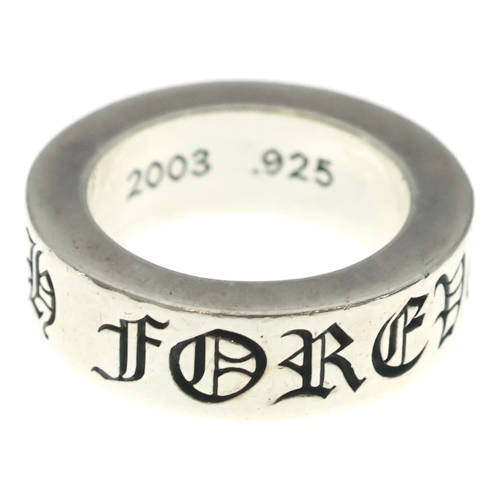 CHROME HEARTS(クロムハーツ) 6mm SPACER FOREVER 6mmスペーサーリング フォーエバーシルバーBCA337 レディース