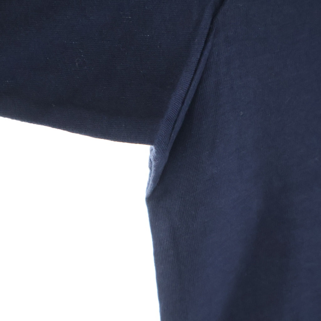 MARNI(マルニ) コットン ロゴエンブロイダリー クルーネック半袖Tシャツ カットソー ネイビー HUMU0223EX UTCZ68