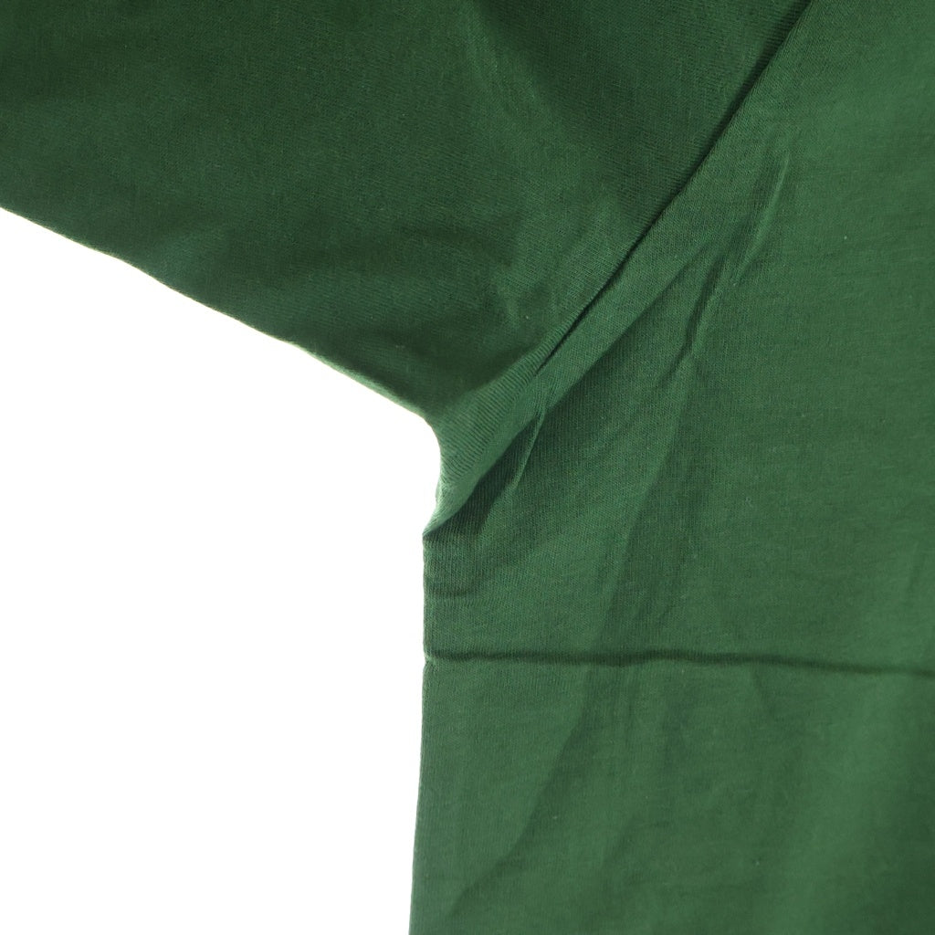 MARNI(マルニ) コットン ロゴエンブロイダリー クルーネック半袖Tシャツ カットソー グリーン HUMU0223EX UTCZ68