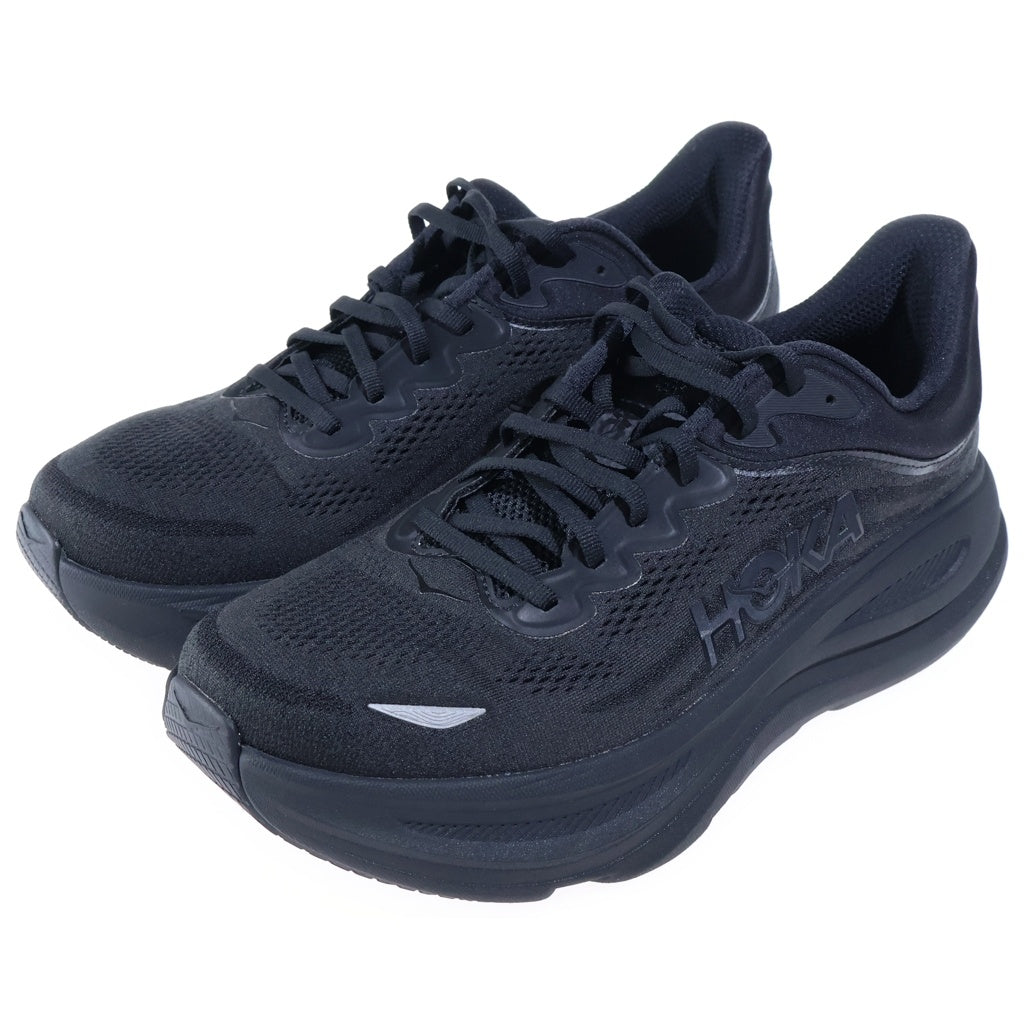 HOKA ONE ONE(ホカオネオネ) BONDI 9 ボンダイ9 ローカットスニーカー ブラック US12D/30cm 1162011