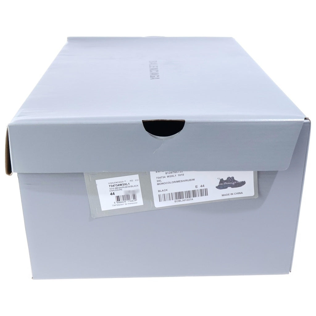 BALENCIAGA(バレンシアガ) 3XL SNEAKER スリーエックスエル メッシュ ローカットスニーカー ブラック 734734 W3XL1