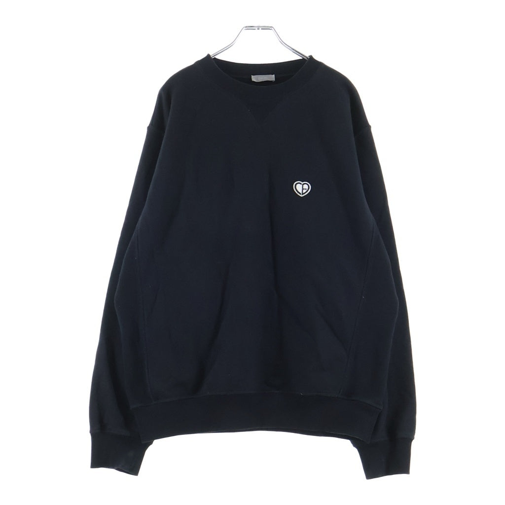 DIOR(ディオール) ハートロゴパッチ クルーネック スウェット トレーナー ブラック 213J687A0531