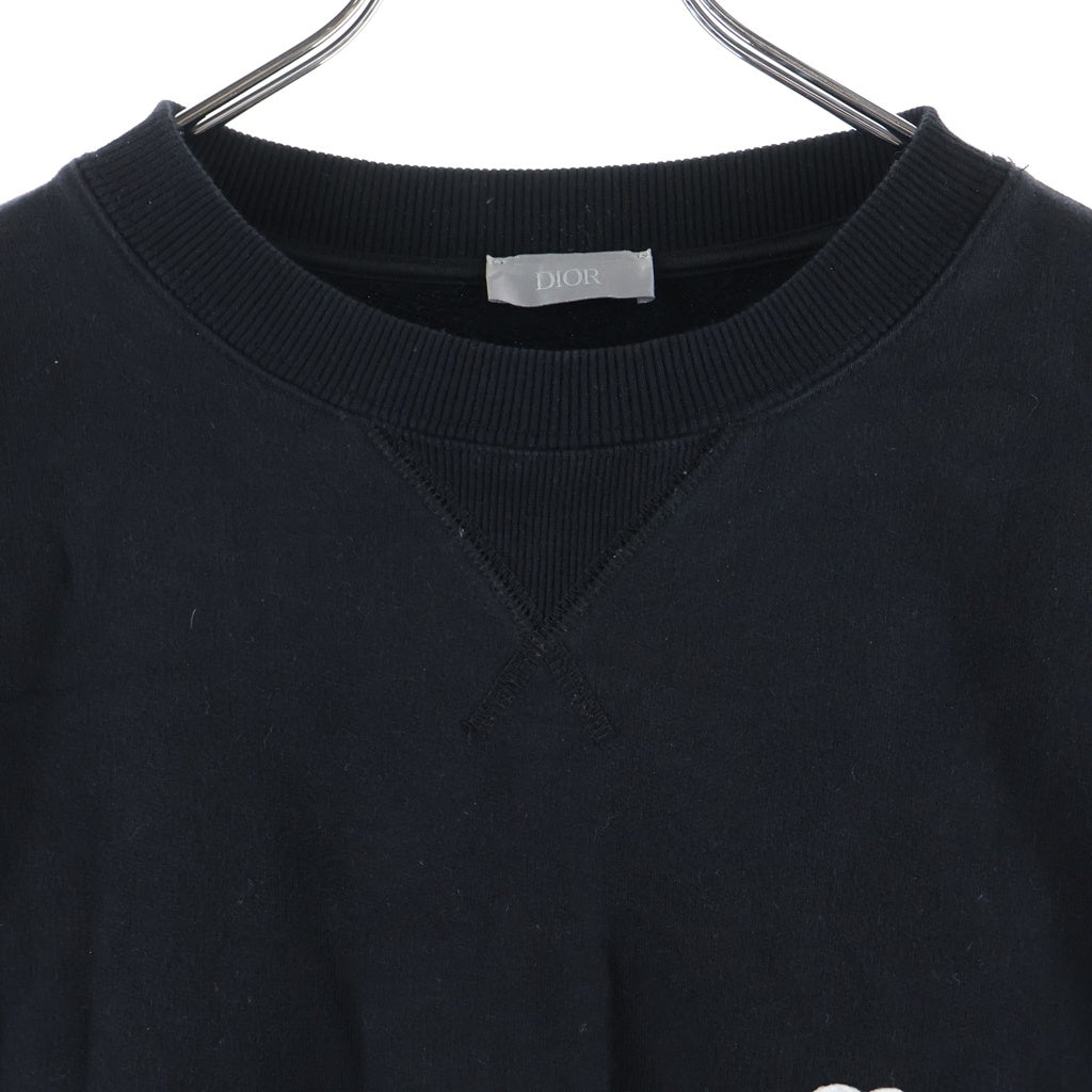 DIOR(ディオール) ハートロゴパッチ クルーネック スウェット トレーナー ブラック 213J687A0531