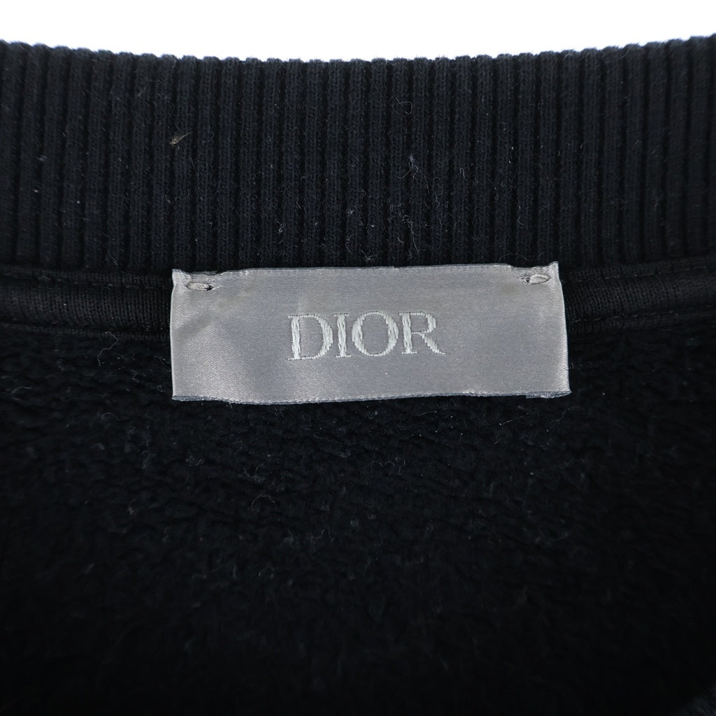 DIOR(ディオール) ハートロゴパッチ クルーネック スウェット トレーナー ブラック 213J687A0531