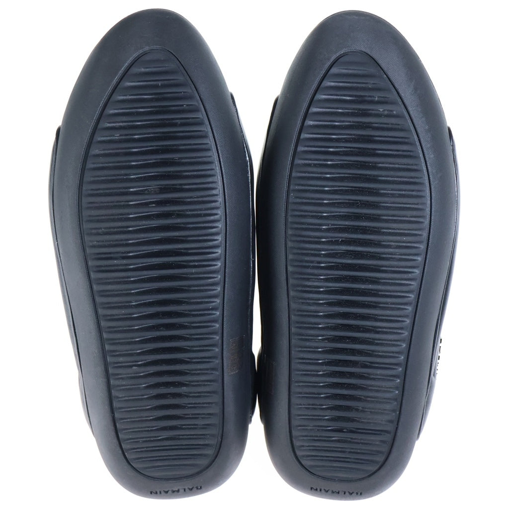 BALMAIN(バルマン) B-IT QUILTED LEATHER SLIDE SANDALS キルテッド レザー スライド シャワーサンダル ブラック AM0VL299