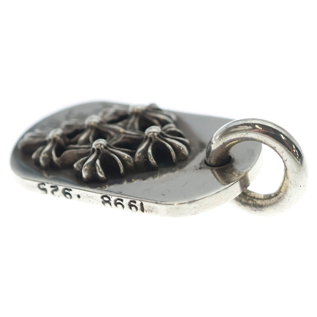 CHROME HEARTS(クロムハーツ) NYC RAISED CEM CRS DOG TAG レイズド セメタリークロス ドッグタグ ペンダントトップ シルバー