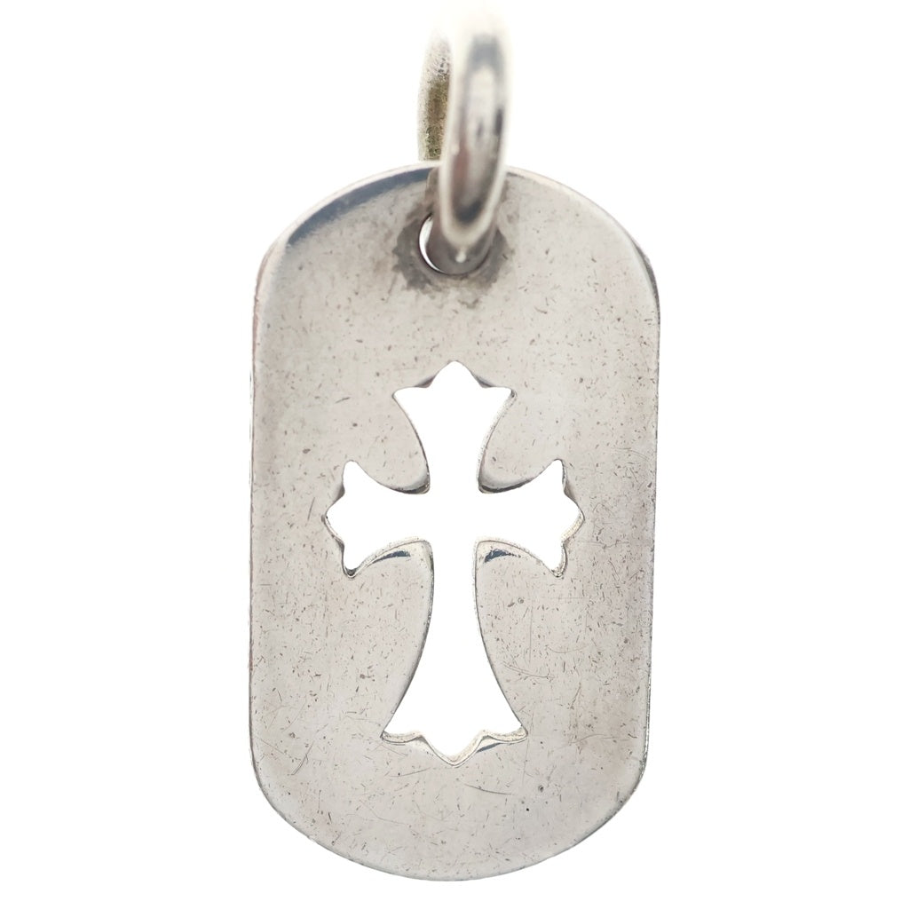 CHROME HEARTS(クロムハーツ) D TAG SML CO CRS カットアウトクロスドッグタグ スモール ペンダントトップ シルバー BCA242