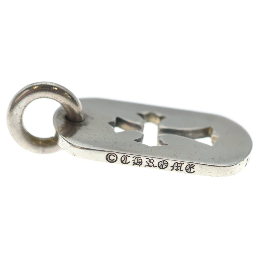 CHROME HEARTS(クロムハーツ) D TAG SML CO CRS カットアウトクロスドッグタグ スモール ペンダントトップ シルバー BCA242