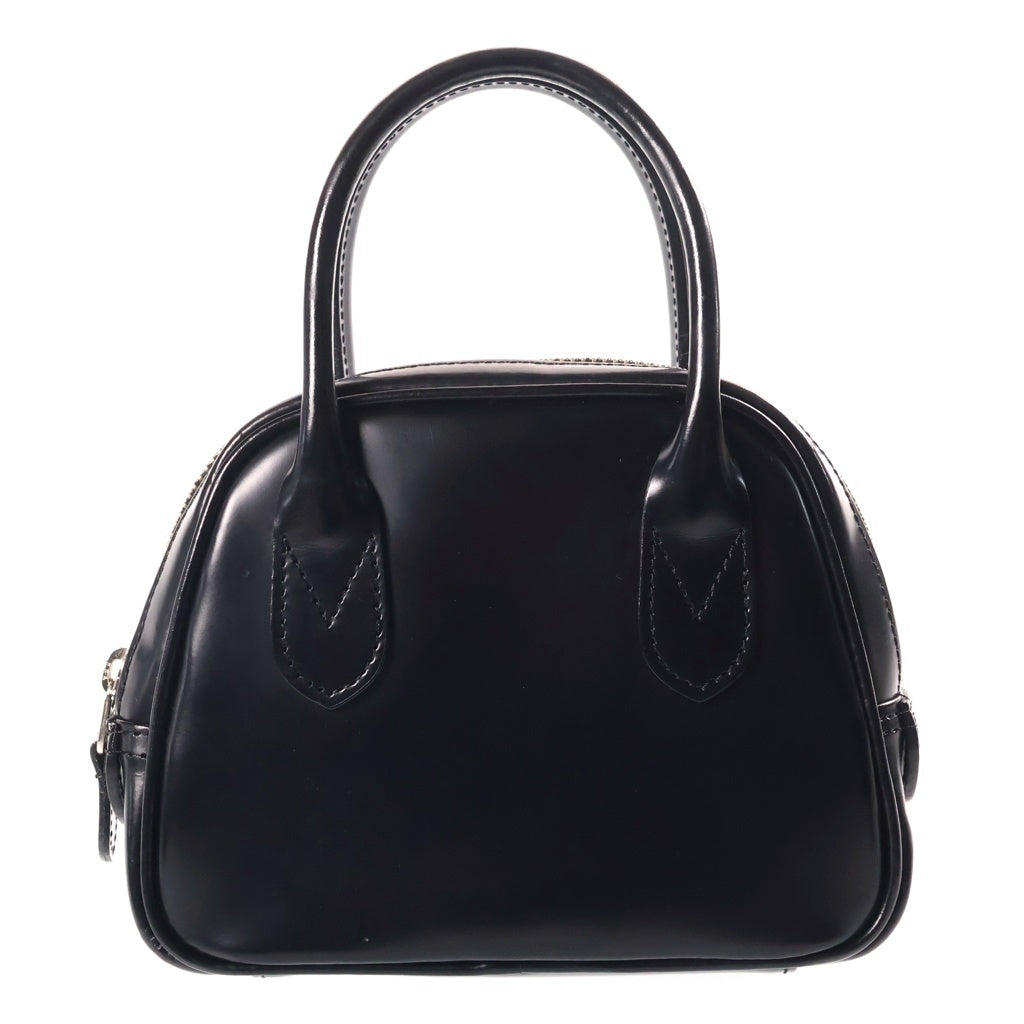COMME des GARCONS(コムデギャルソン) 青山店限定 ボストン レザー ミニハンドバッグ ブラック KZ-K 212 レディース