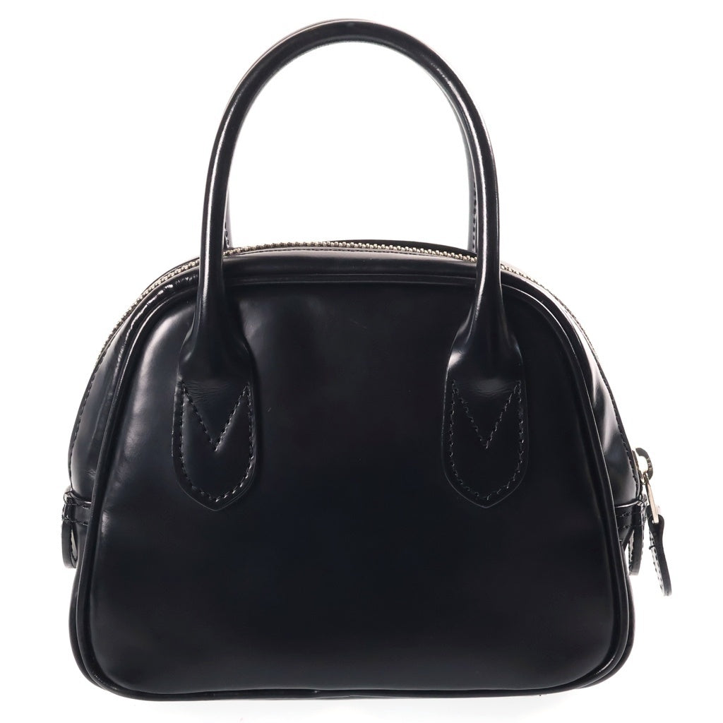 COMME des GARCONS(コムデギャルソン) 青山店限定 ボストン レザー ミニハンドバッグ ブラック KZ-K 212 レディース