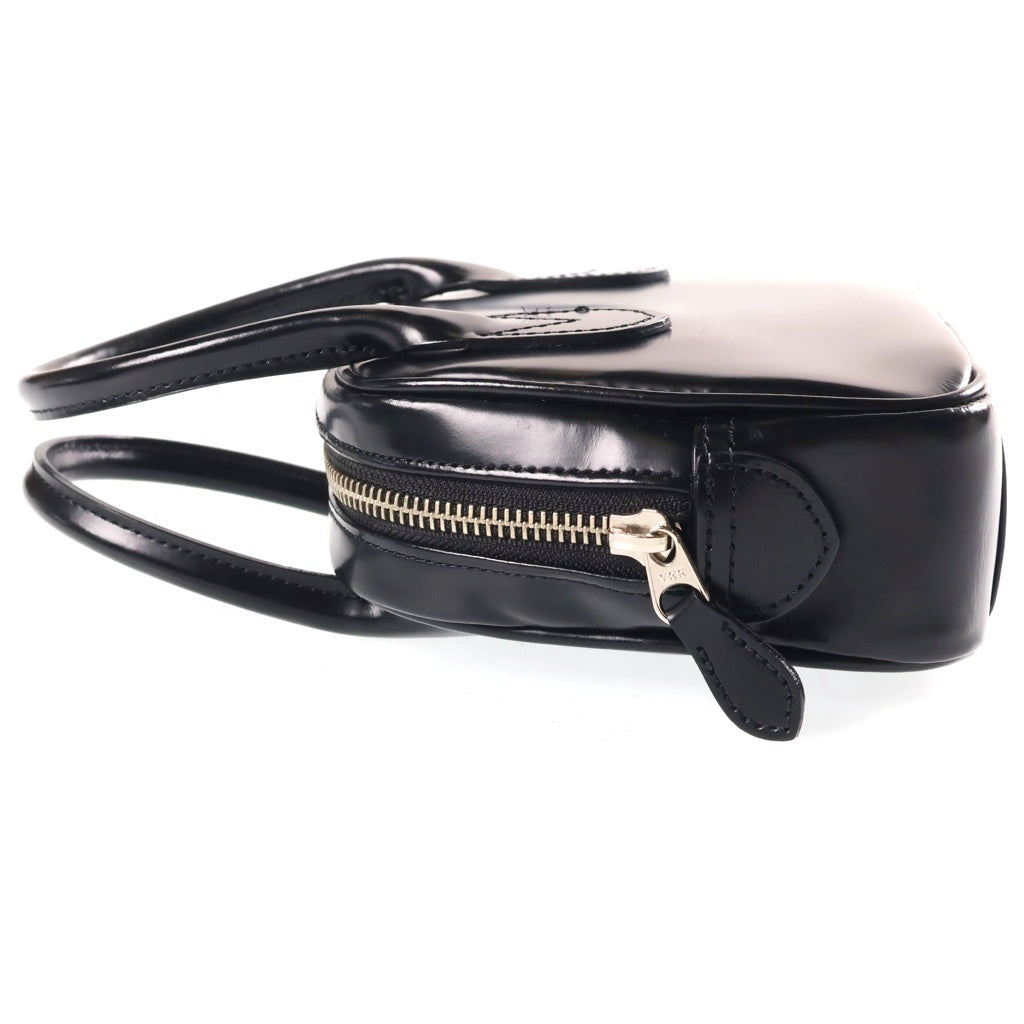 COMME des GARCONS(コムデギャルソン) 青山店限定 ボストン レザー ミニハンドバッグ ブラック KZ-K 212 レディース