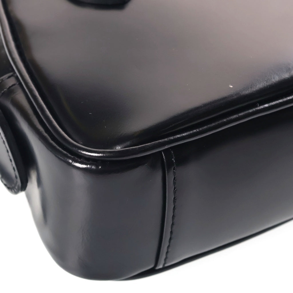 COMME des GARCONS(コムデギャルソン) 青山店限定 ボストン レザー ミニハンドバッグ ブラック KZ-K 212 レディース
