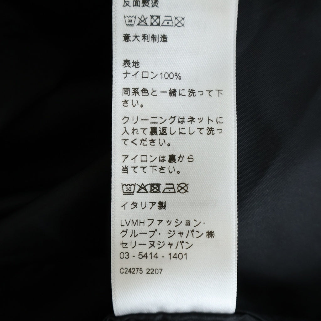 CELINE(セリーヌ) 22SS WINDBREAKER フロントロゴ ウィンドブレーカー ナイロン アノラックパーカ ブラック 2W531495M