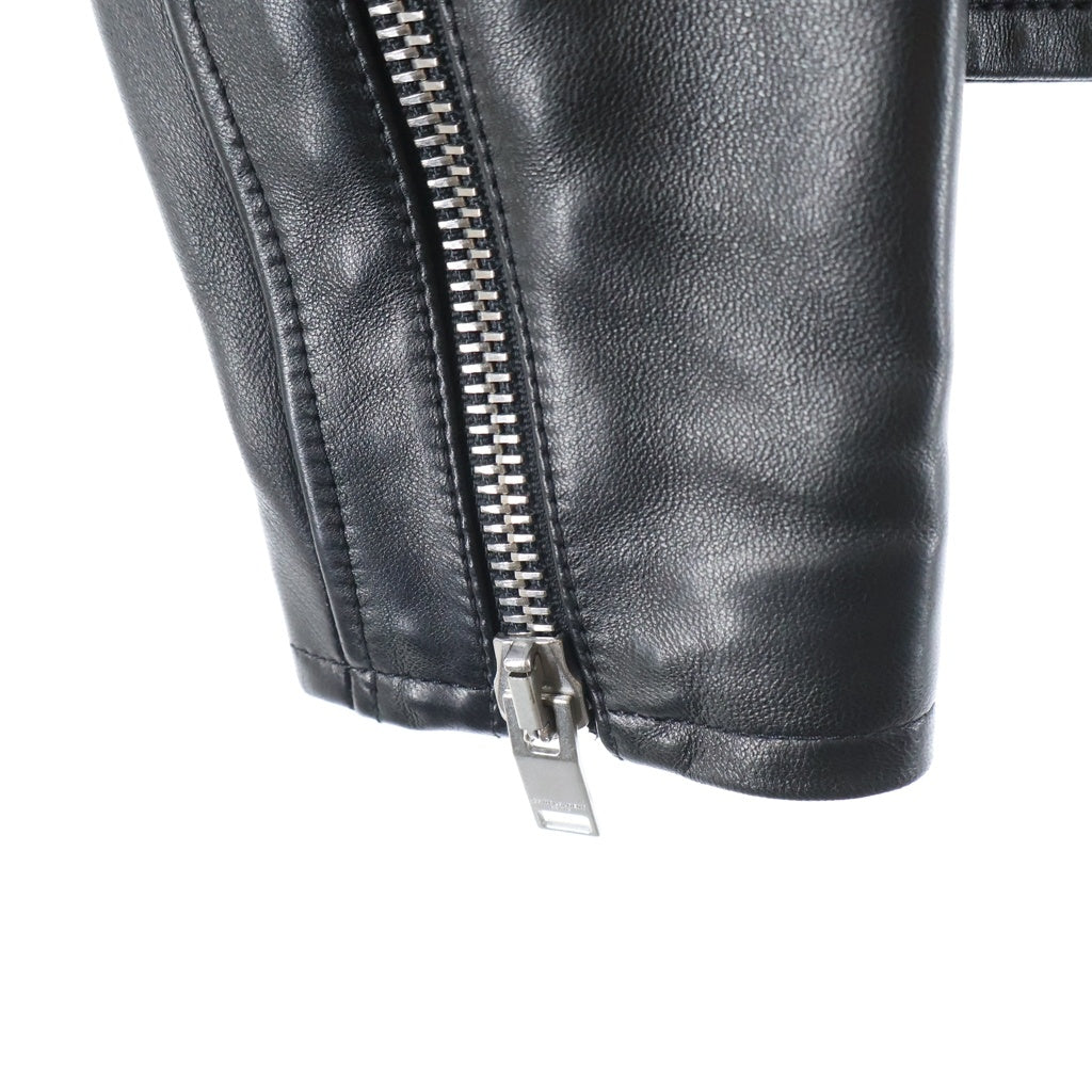 SAINT LAURENT PARIS(サンローランパリ) KEITH SINGLE RIDERS JACKET ラムスキン キース シングルライダース レザージャケット ブラック 362239 Y5YA1