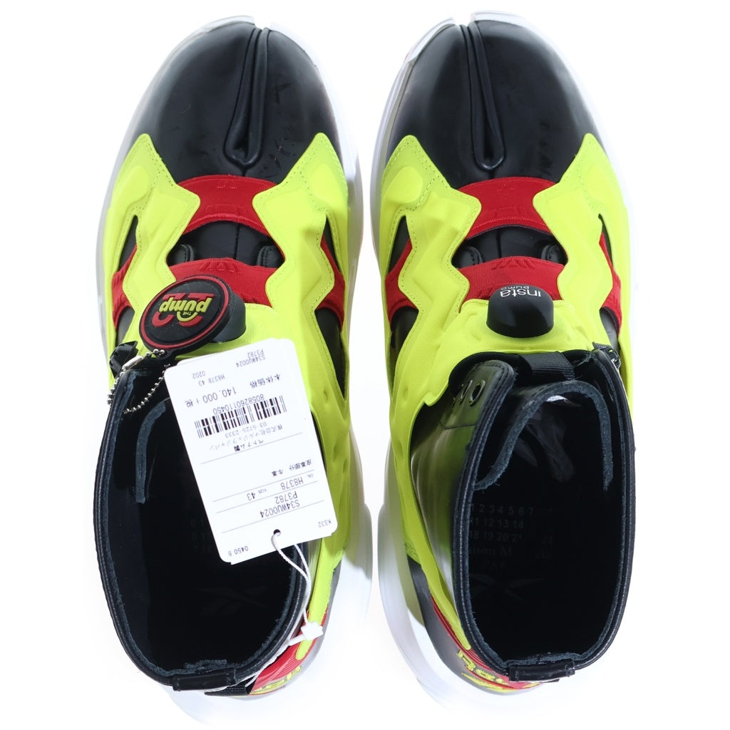 Maison Margiela(メゾンマルジェラ) ×REEBOK TABI INSTAPUMP FURY リーボック タビ インスタポンプフューリー ハイカットスニーカー マルチカラー S34WU0024