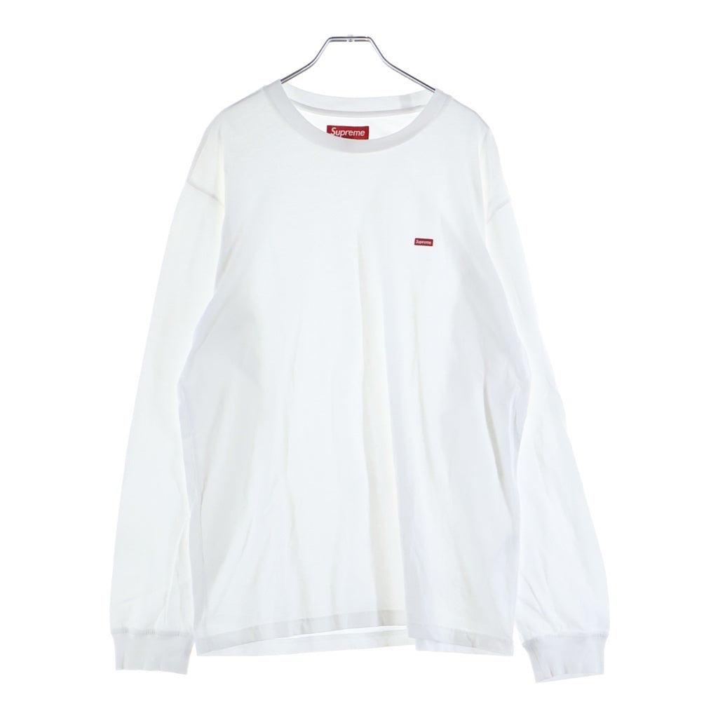SUPREME(シュプリーム) 25SS Small Box L/S Tee スモールボックスロゴ クルーネック長袖Tシャツ カットソー ホワイト
