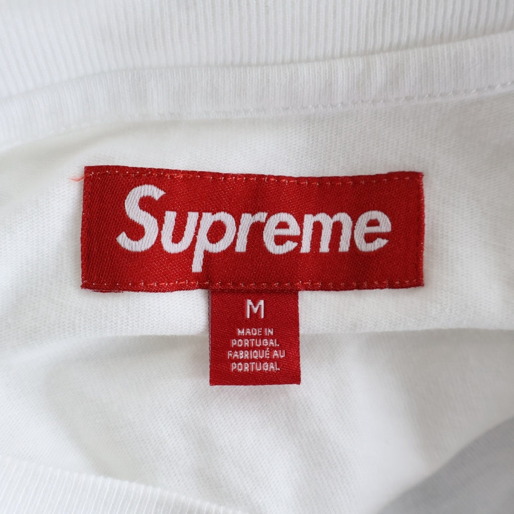 SUPREME(シュプリーム) 25SS Small Box L/S Tee スモールボックスロゴ クルーネック長袖Tシャツ カットソー ホワイト