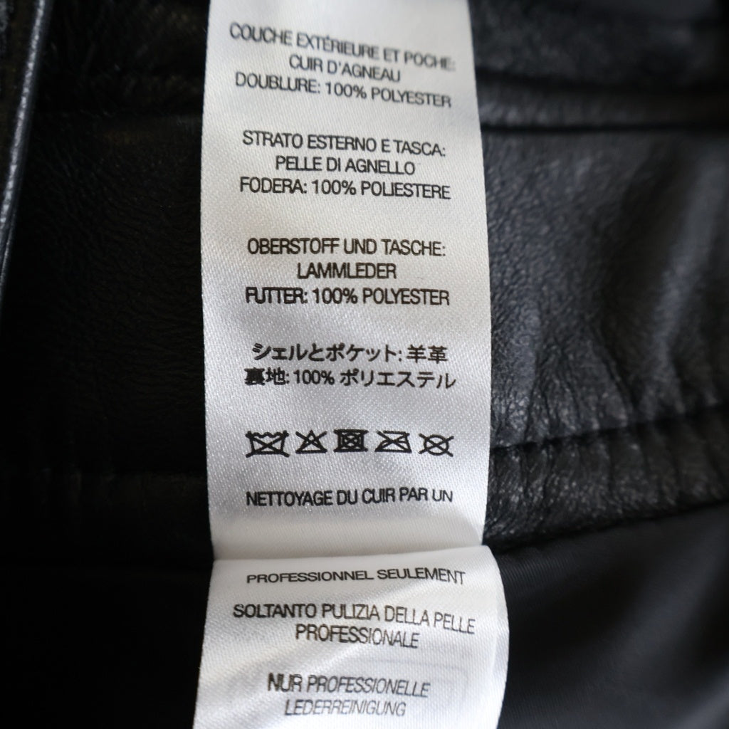 SUPREME(シュプリーム) 26SS Leather Double Knee Painter Short ラムレザー ダブルニー ペインター ハーフパンツ ブラック