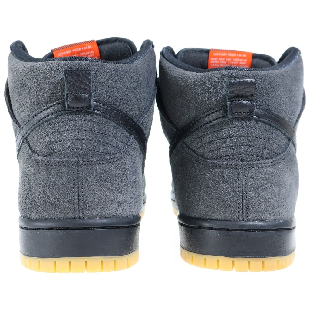 NIKE SB(ナイキエスビー) DUNK HIGH ORANGE LABEL ダンク オレンジラベル ハイカットスニーカー グレー US9/27cm CV1727-001