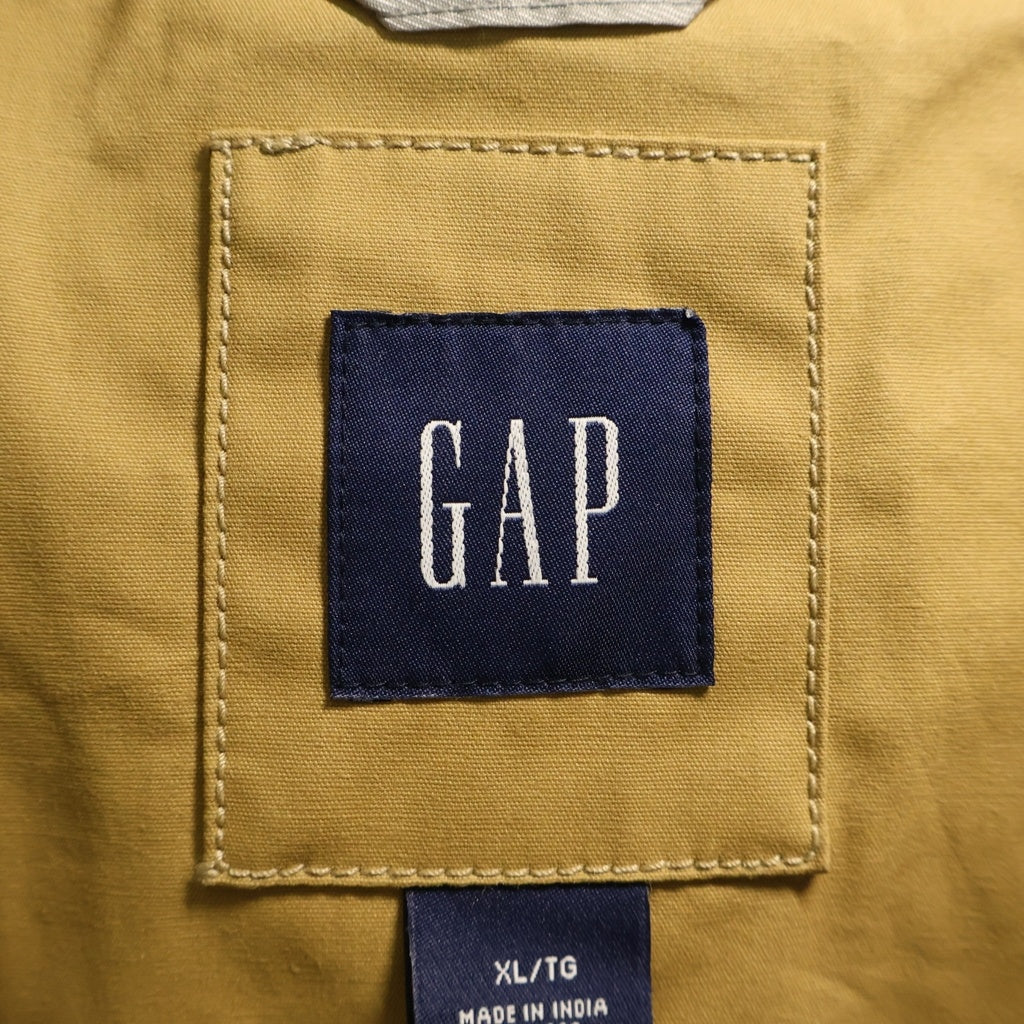 GAP(ギャップ) 90S OLD 紺タグ コットン ダブル トレンチコート イエロー