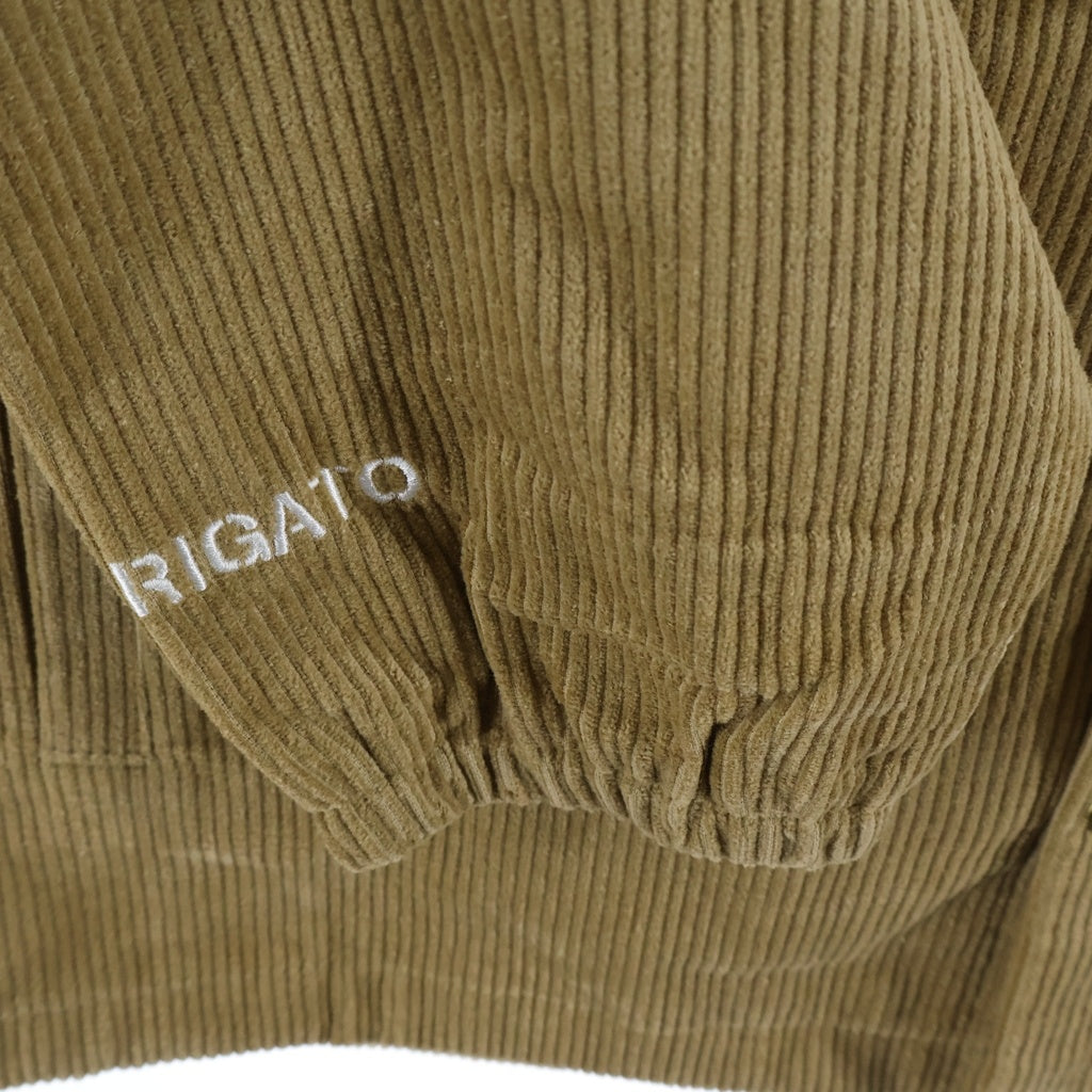 SAPEur(サプール) 24SS CORDUROY TRACK COACH JACKET コーデュロイ 胸ロゴ刺繍 トラックコーチジャケット ブラウン/ホワイト A0023-485