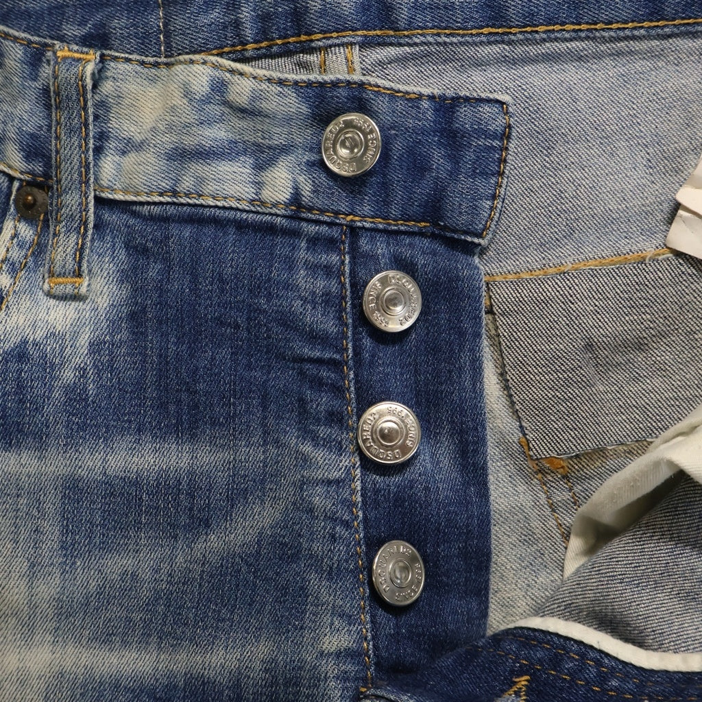 DSQUARED2(ディースクエアード) 18AW SKATER JEAN スケーター スキニー ダメージ デニムパンツ インディゴ S71LB0495