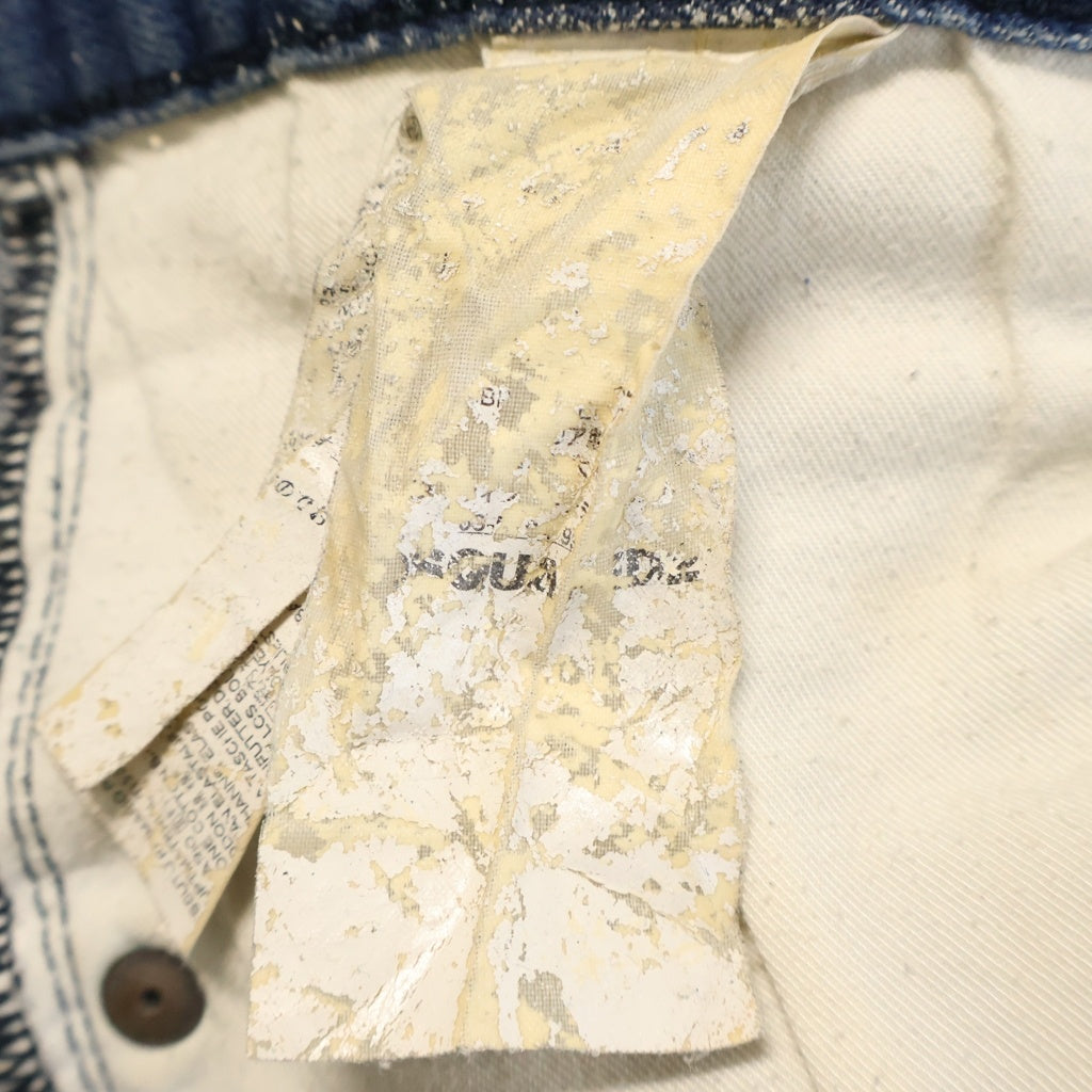 DSQUARED2(ディースクエアード) 18AW SKATER JEAN スケーター スキニー スプラッシュペイント リペアパッチワーク ダメージ デニムパンツ インディゴ