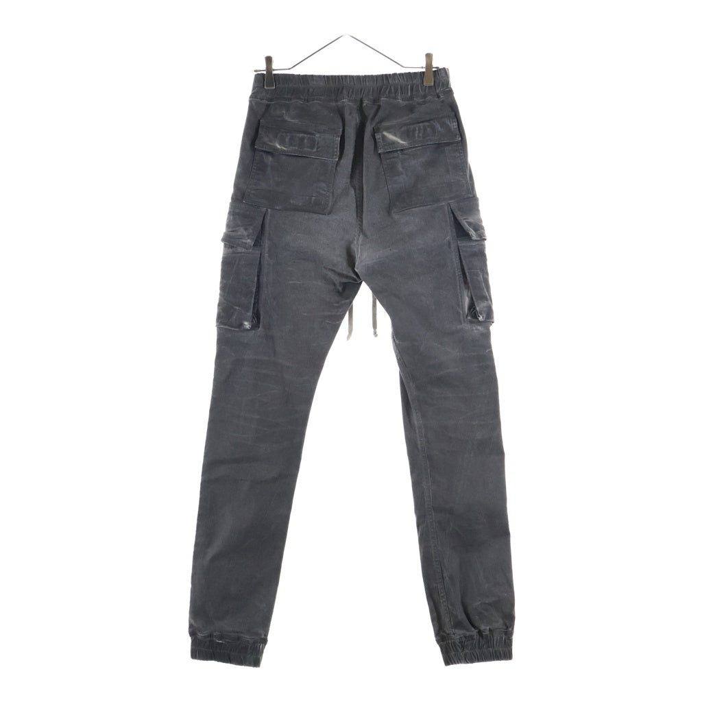 Rick Owens DRKSHDW(リックオウエンス ダークシャドウ) 25SS MASTODON CUT マストドンカットトラウザーズ ジョガーパンツ グレー DU01E3386-SCF