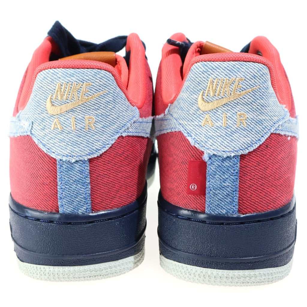 NIKE(ナイキ) NIKE BY YOU ×LEVI'S AIR FORCE 1 LOW DENIM ナイキバイユー リーバイス エアフォースワン ローカットスニーカー ブルー US10/28cm CI5766-994