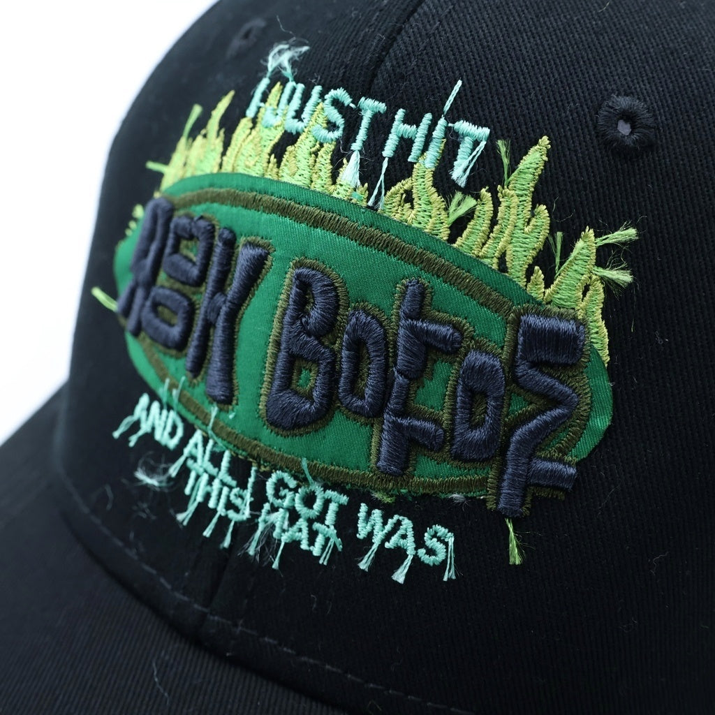 Cactus Jack(カクタスジャック) 26SS ×SPONGEBOB ROCK BOTOM HAT スポンジボブ ロックボトム ベースボールキャップ 帽子 ブラック