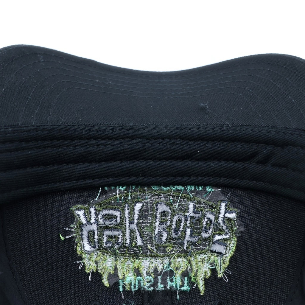 Cactus Jack(カクタスジャック) 26SS ×SPONGEBOB ROCK BOTOM HAT スポンジボブ ロックボトム ベースボールキャップ 帽子 ブラック