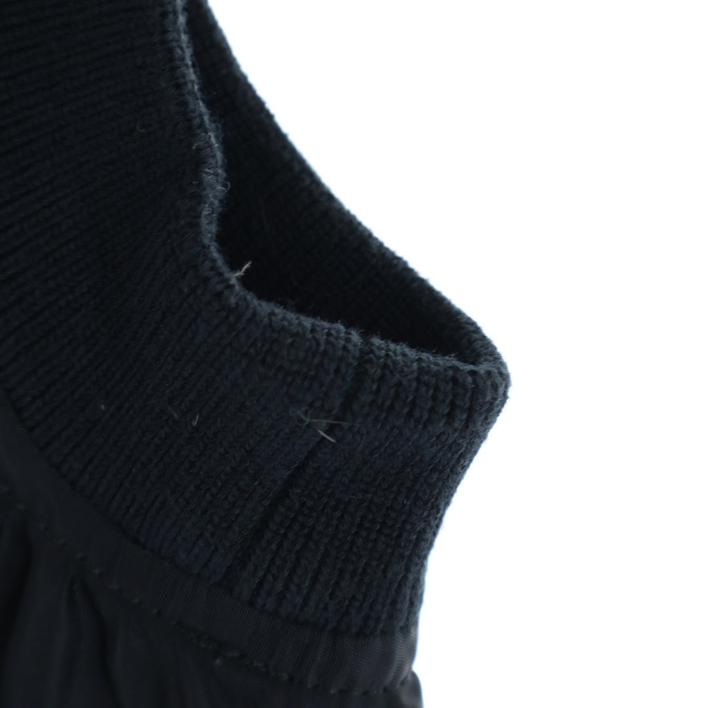 Sacai(サカイ) MA-1 ツイル ジップアップベスト ジャケット レディース ブラック SCW-072