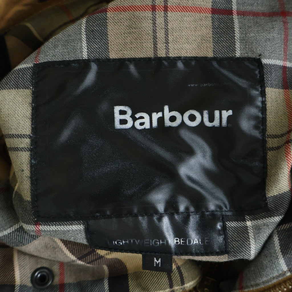 Barbour(バブアー) LIGHTWEIGHT BEDALE JACKET ライトウェイト ビデイル 裏地チェック ノンオイルドジャケット ブラウン
