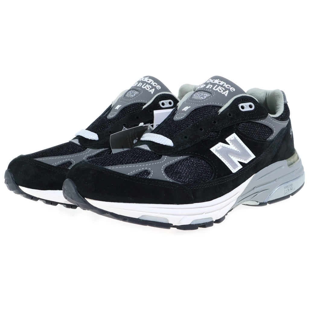 New Balance(ニューバランス) スウェードメッシュ ローカットスニーカー ブラック US8/26cm MR993BK