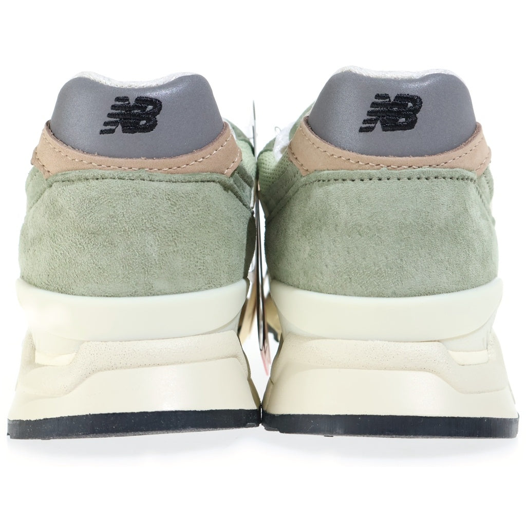 New Balance(ニューバランス) スウェードメッシュ ローカットスニーカー グリーン US8/26cm U998GT